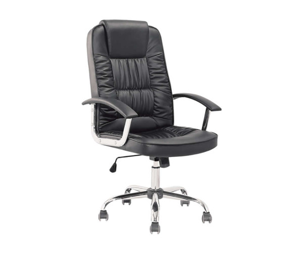 A3500 ΜΑΥΡΗ ΠΟΛΥΘΡΟΝΑ ΓΡΑΦΕΙΟΥ 64Χ66Χ45-110/54-120εκ.